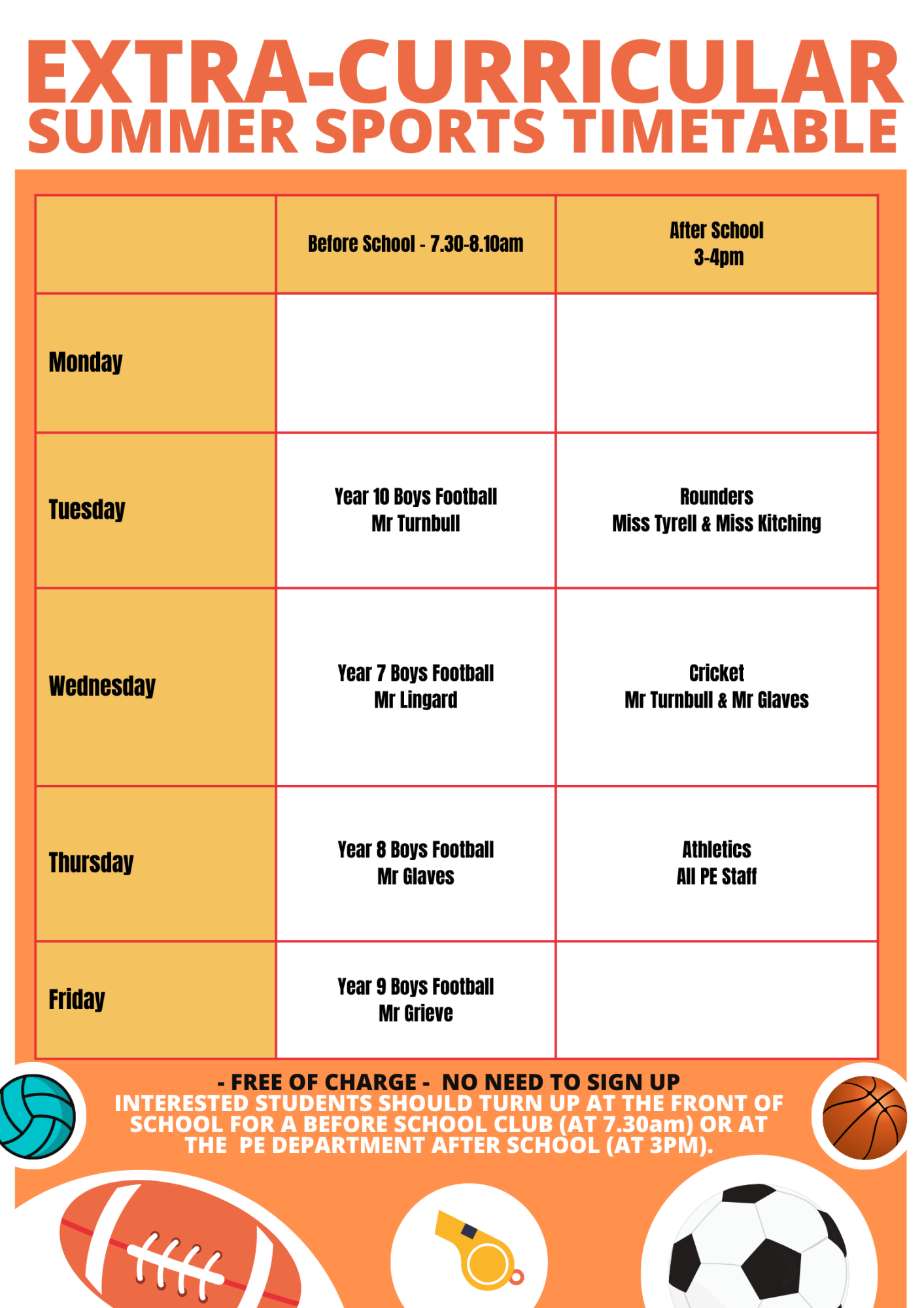 Copy of Extra Curricular Sports Timetable (3)